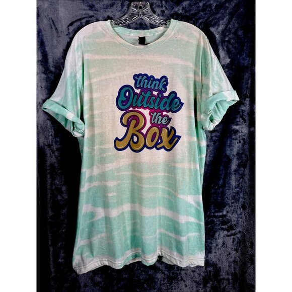 Women’s T-shirt extra large think outside the box sharp - Picture 1 of 16
